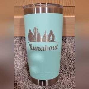 Yeti Aqua 20 ounce Tumbler NWT